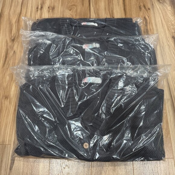 Free People Hailee Cardi  Set - Light Gray aka Peppery 🎉 NWOT - Picture 13 of 13